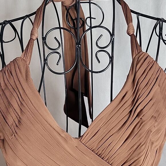 BCBG MAXAZRIA Brown Evening‎ Dress - Picture 4 of 11